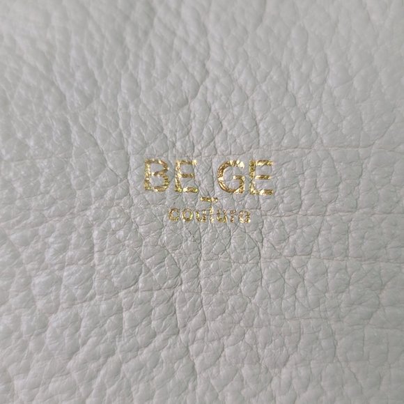 BE_GE COUTURE Korea Grey Two Way Pebbled Leather Bag - Picture 4 of 17